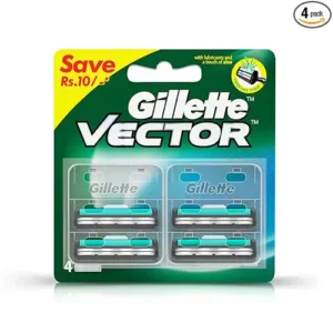 Gillette Vector Shaving Razor Blades Cartridge