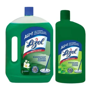 Lizol - Jasmine, Disinfectant Surface & Floor Cleaner Liquid | Suitable for All Floor Cleaner Mops - 2 ltr / 500 ml