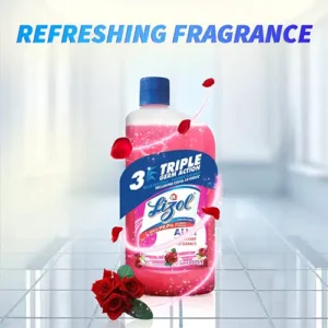 Lizol - Floral, Disinfectant Surface & Floor Cleaner Liquid | Suitable for All Floor Cleaner Mops - 200ml / 500ml / 975ml