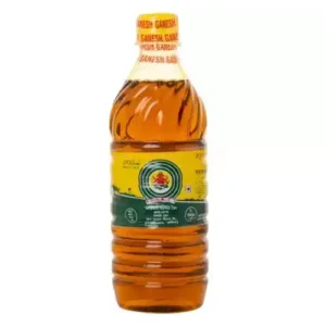 Prag Mills Ganesh Marka Pure Mustard Oil Bottle