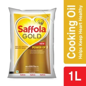 Saffola Gold Refined Oil - 1 Liter Pouch